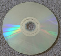 DVD on countertop